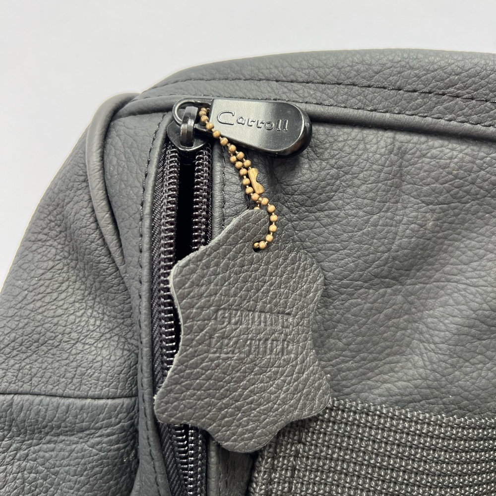 Carroll leather motorcycle bag